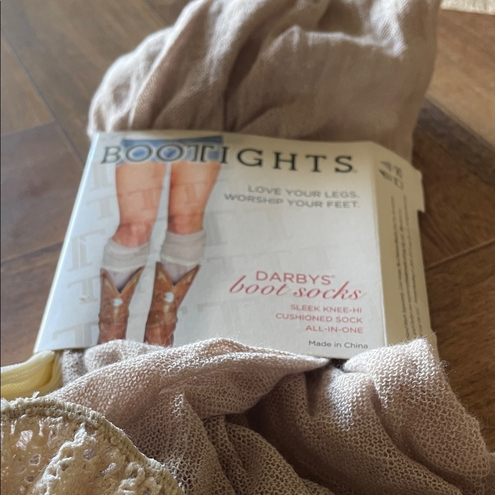 Darby Home Co Casual Knee-High Socks - Tan